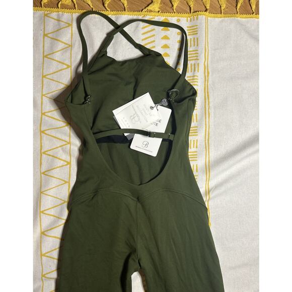 Bombshell Sportswear Bunny Bodysuit S NWT Green Women's Exercise Activewear Gym - Picture 4 of 8